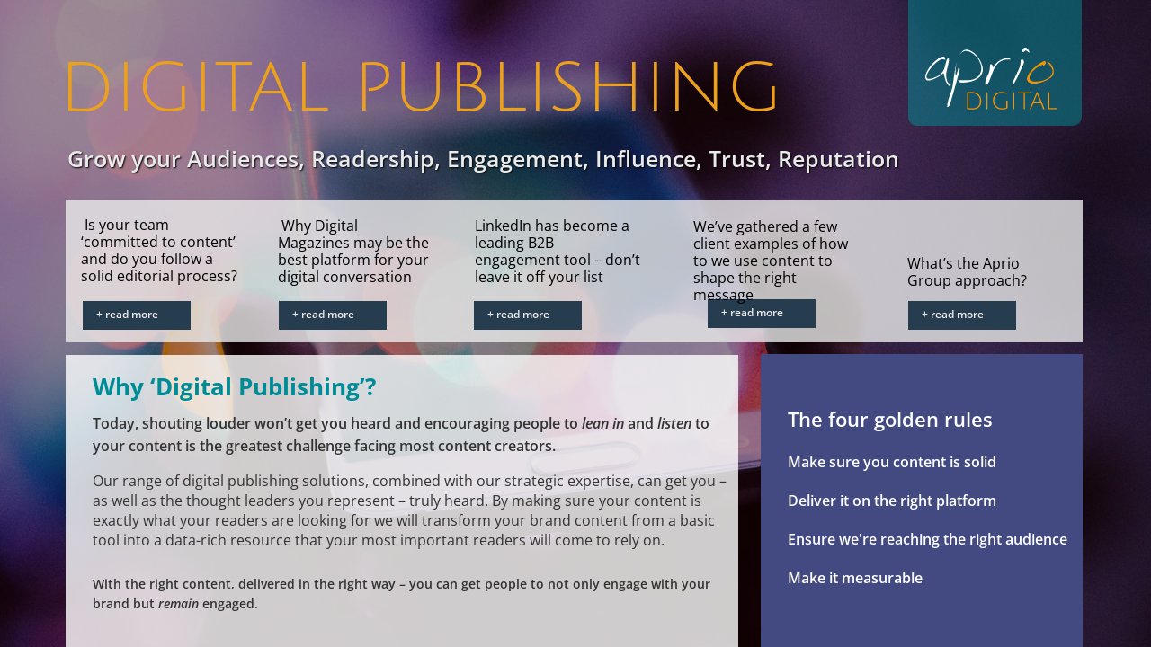 Digital publishing Digital Publishing